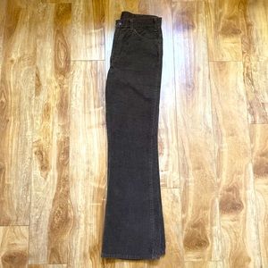 Vintage 70s levis 646 white tab flares courduroy.